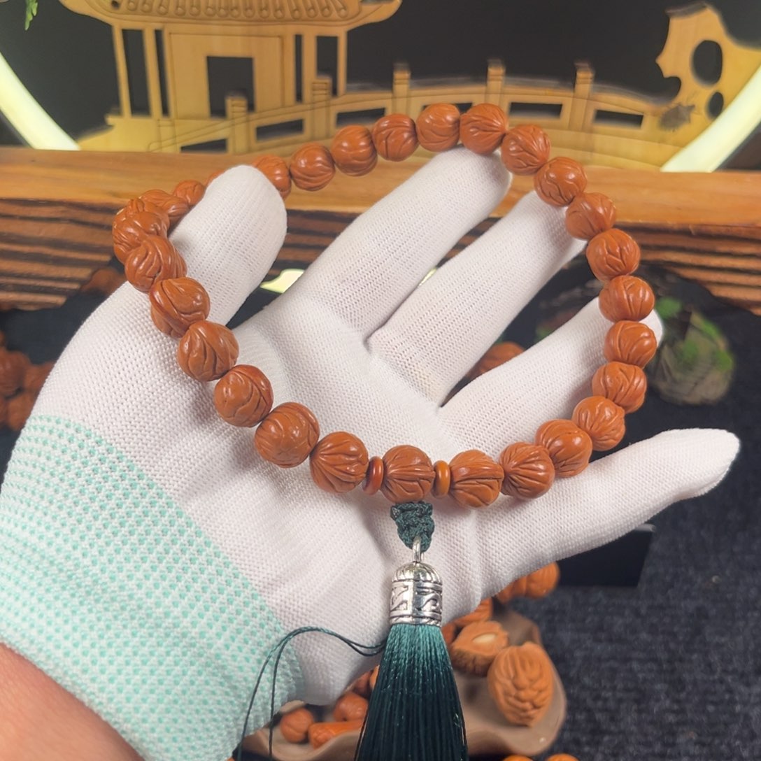 桃核手串?**子F11链接手持