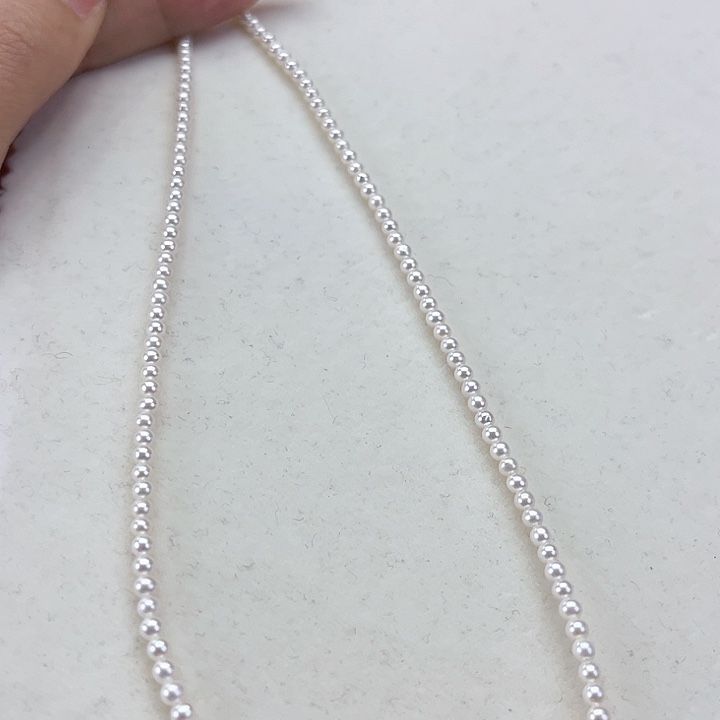 淡水珍珠颈饰18K金镶嵌2➕极光高品