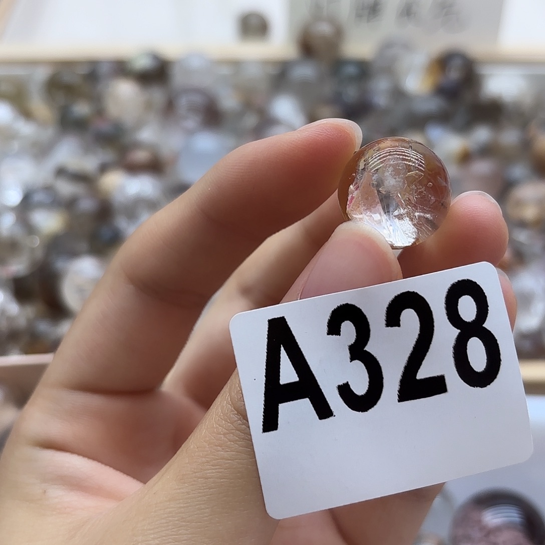 M***豆珠宝半成品未镶嵌水晶328