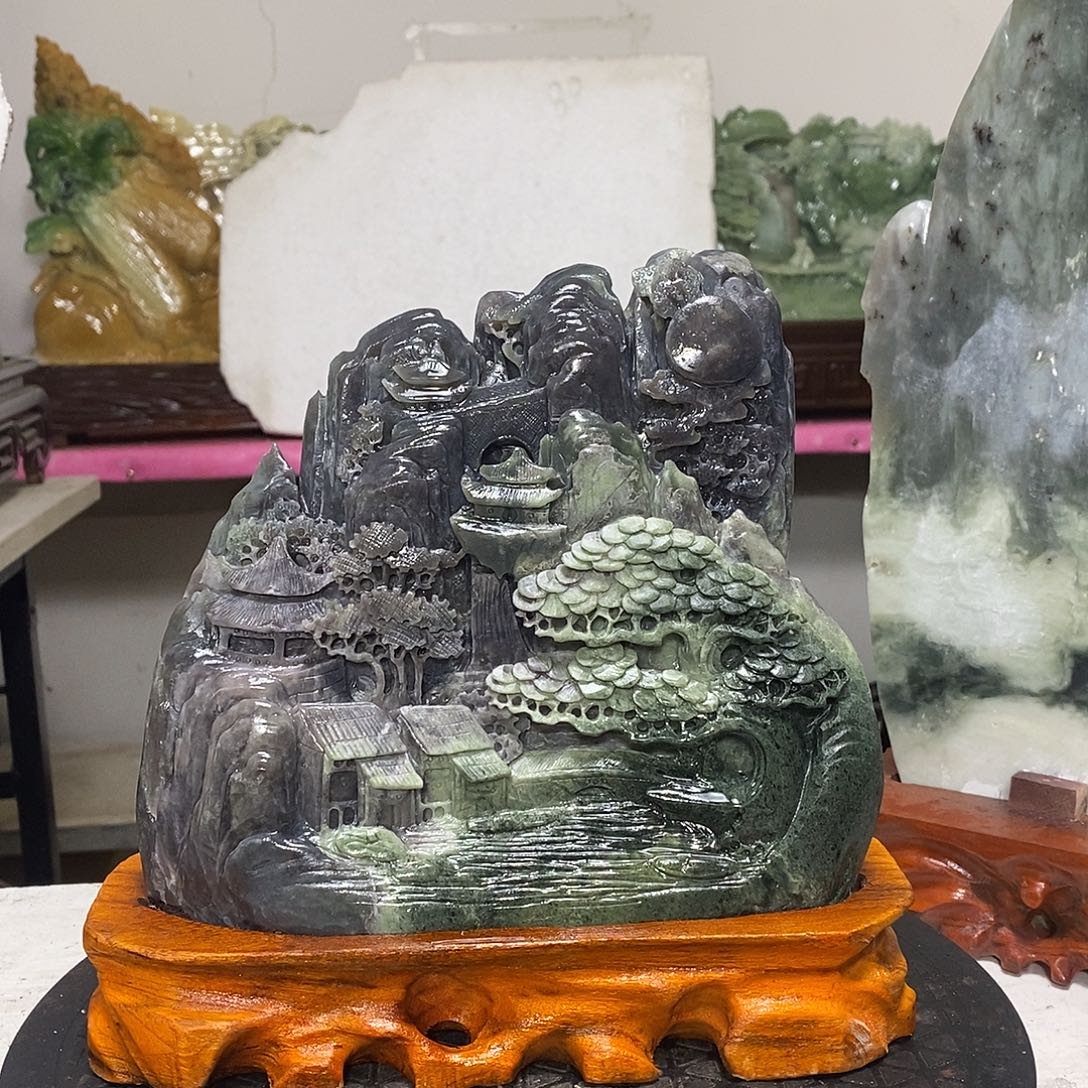 葛***峰玉玉未镶嵌居家摆件