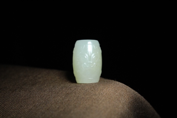 兽面桶珠配珠精品时尚配饰 新疆山流水 尺寸12.5×17mm，重量：4.25g