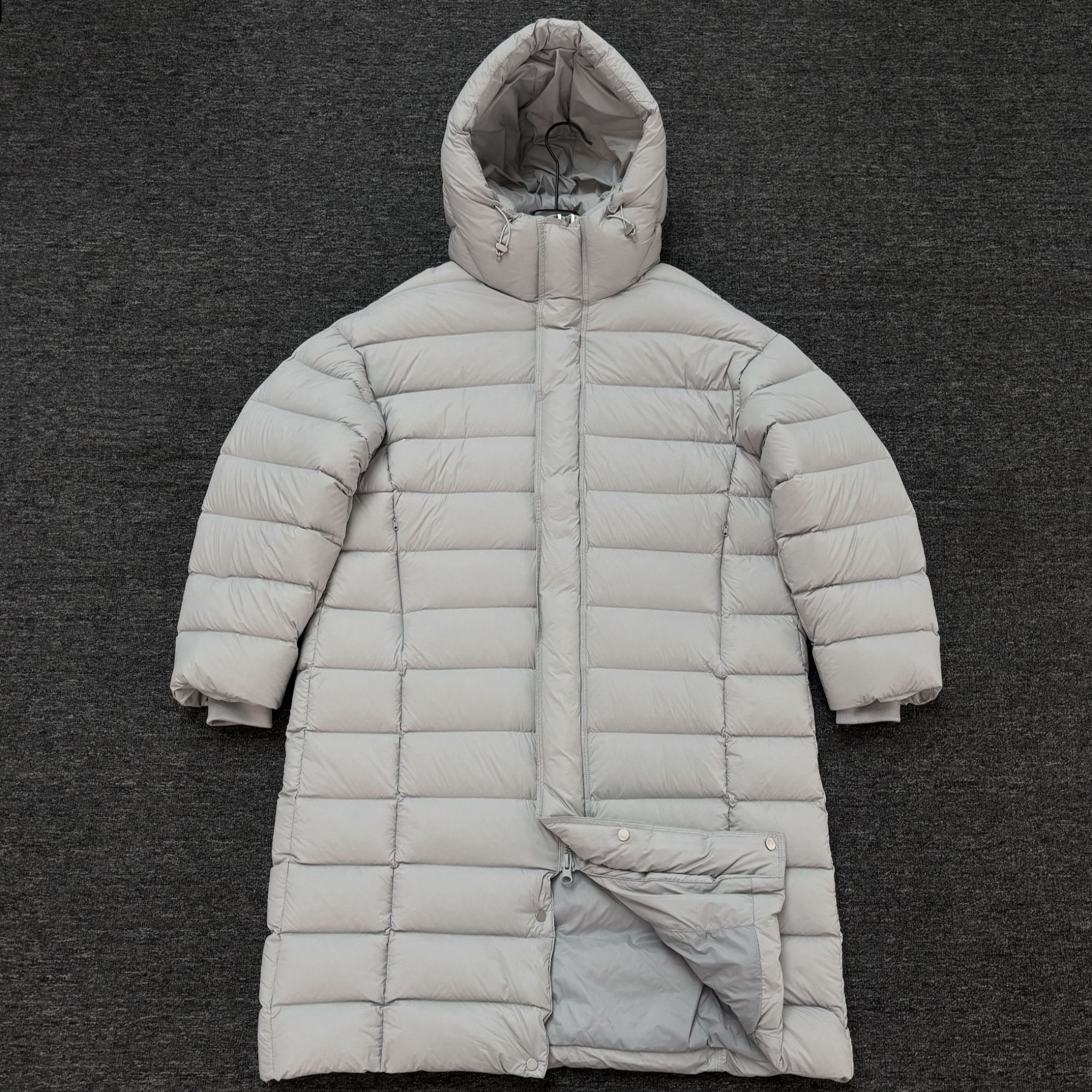 【AX冰岛-长款鹅绒】冬季新款90白鹅绒男过膝款高充绒抗寒连帽外套