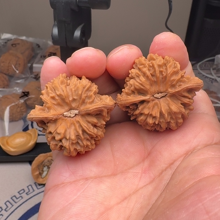 桃核把件山地满天星40尺7