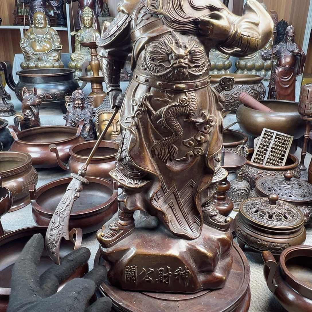 铜香炉铜摆件铜工艺品风水摆件