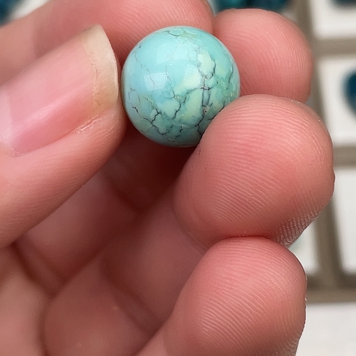 绿松石未镶嵌吊坠