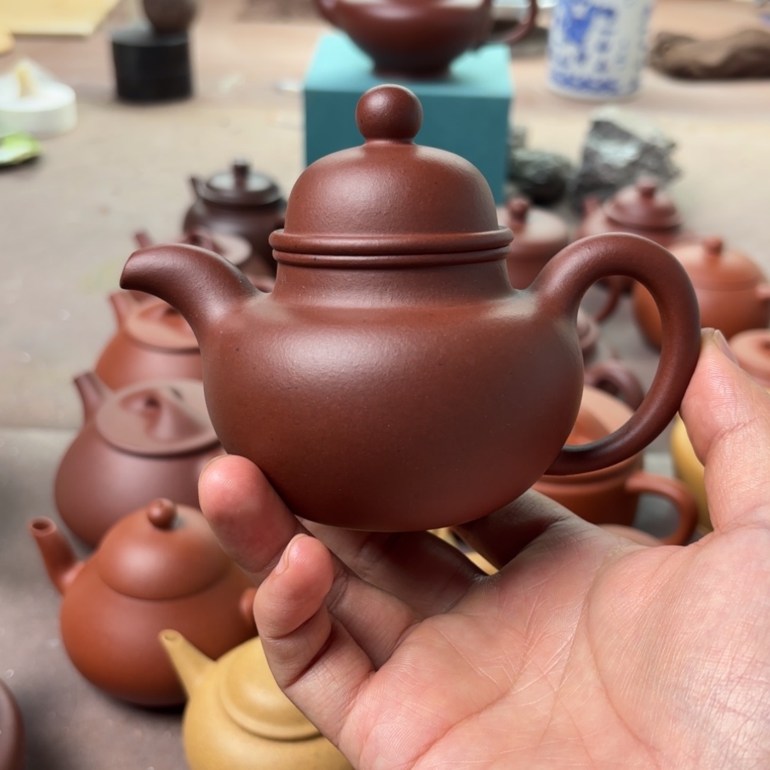 久***光茶壶紫砂全手工微瑕疵