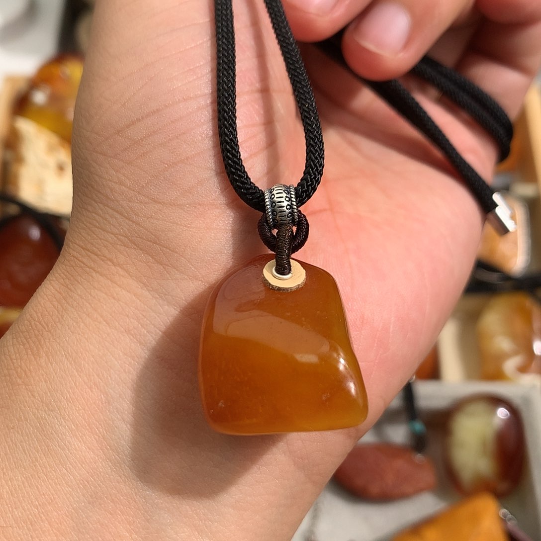 蜜蜡裸石未镶嵌你