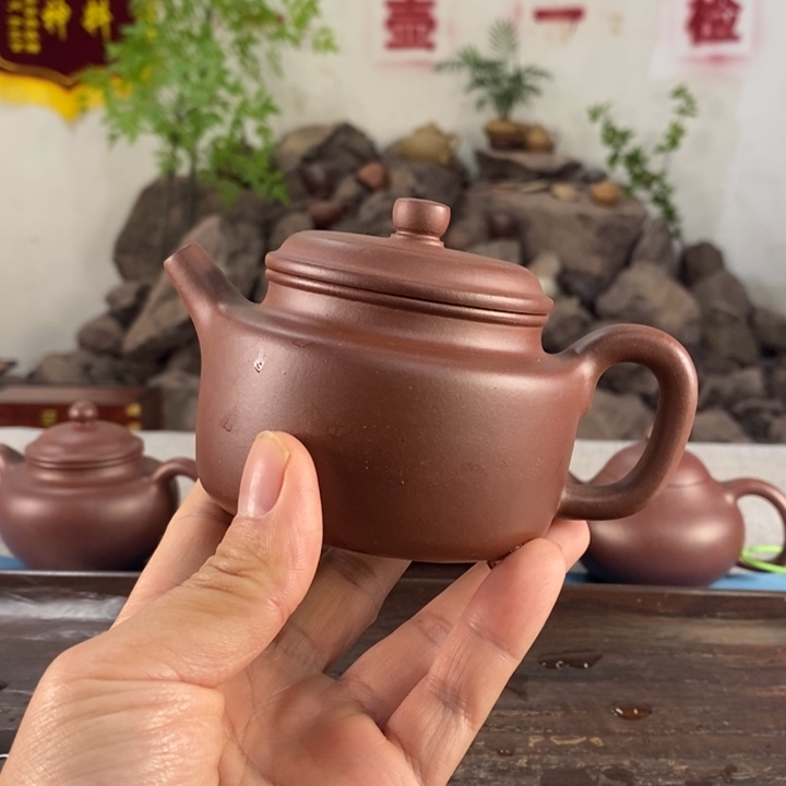 紫砂茶壶宜兴紫砂底潮青230