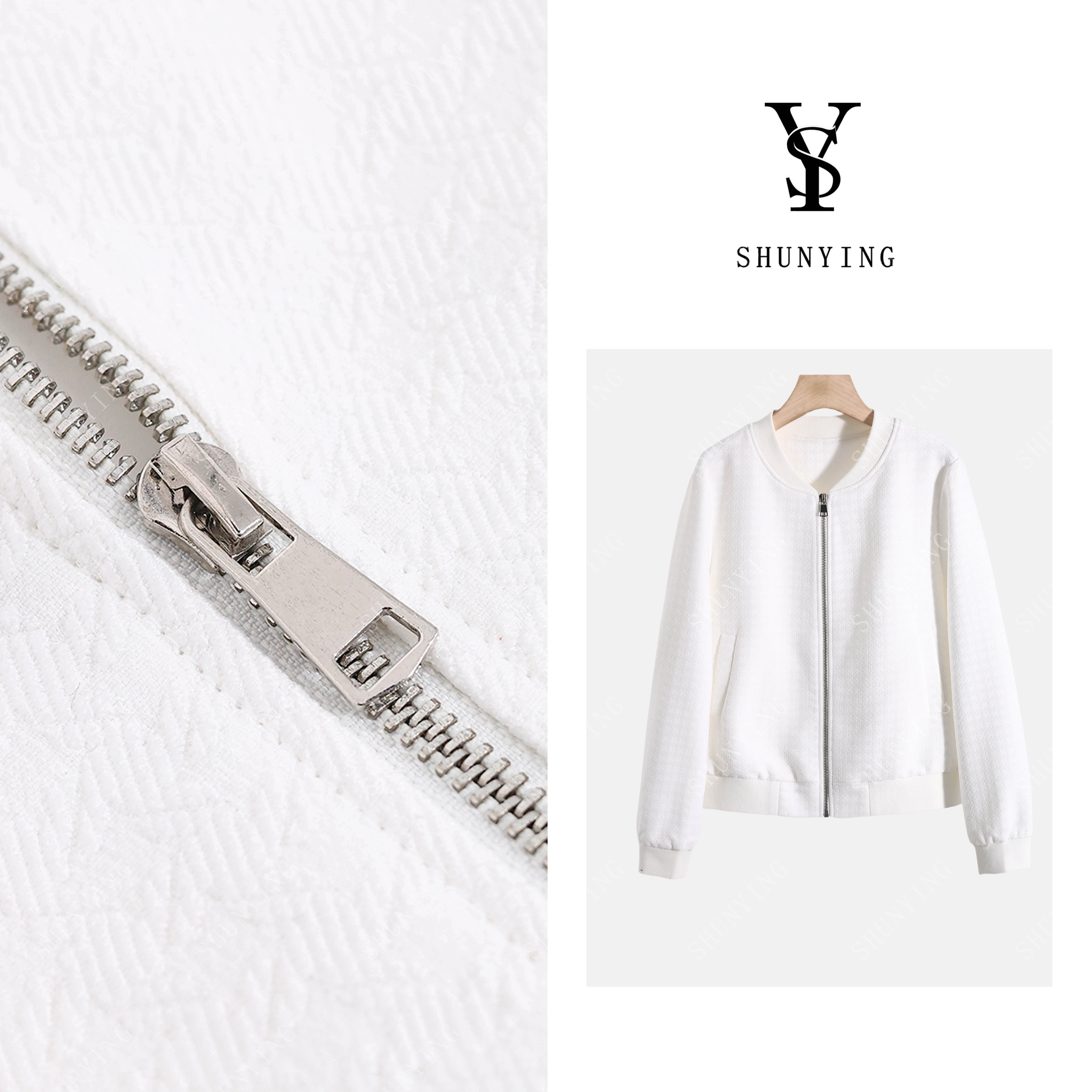 【仟娜】软糯舒适~25年新款洋气时尚减龄夹克休闲外套SY71WT1041