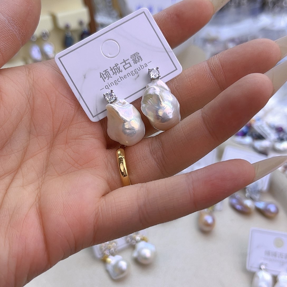 未镶嵌淡水珍珠项链定制965大*甜