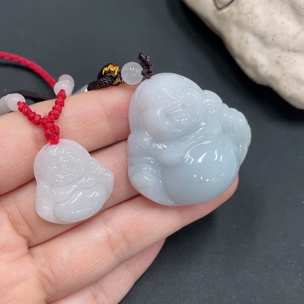 H65-天然A货翡翠-佛公