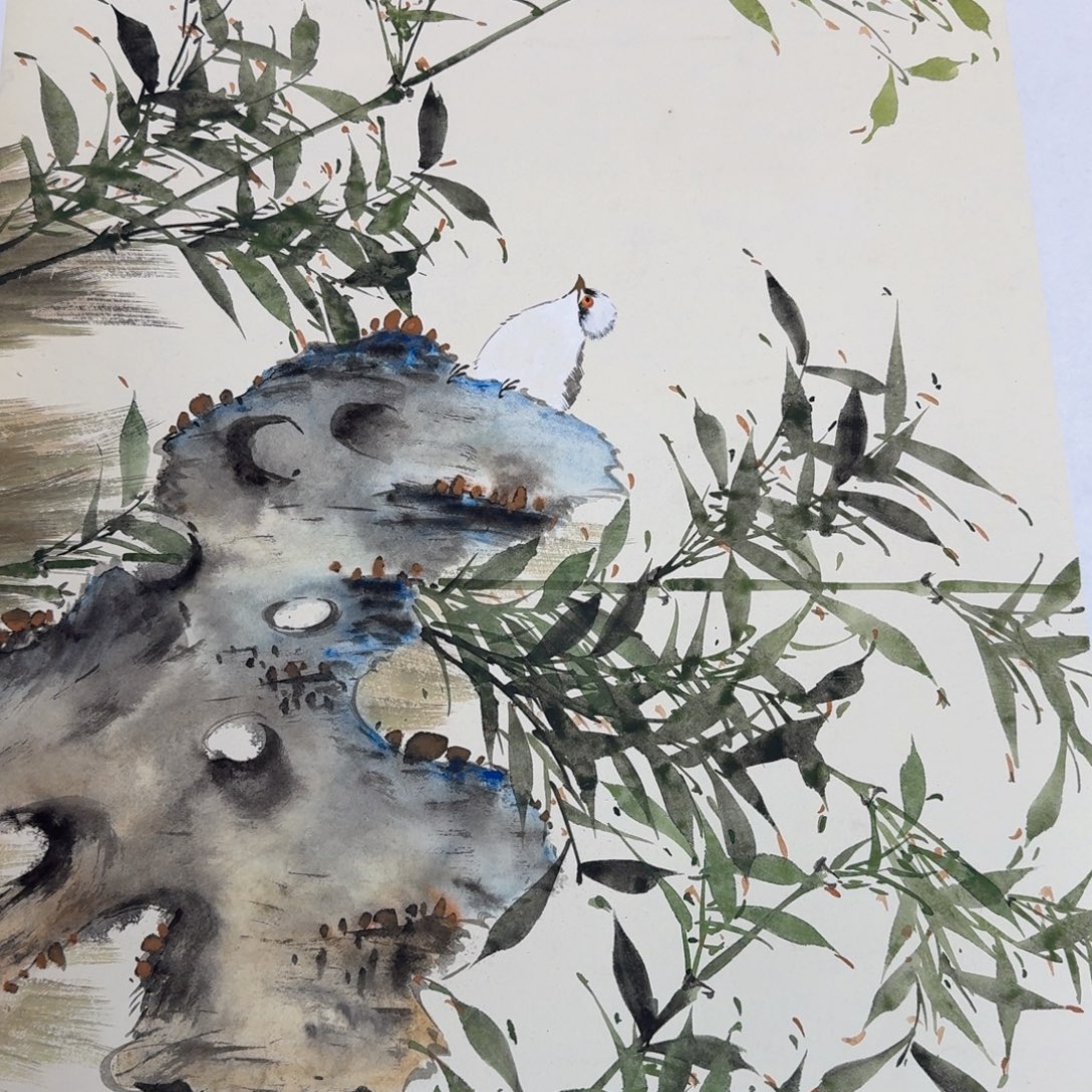 国画国画作品山水花鸟纯手绘