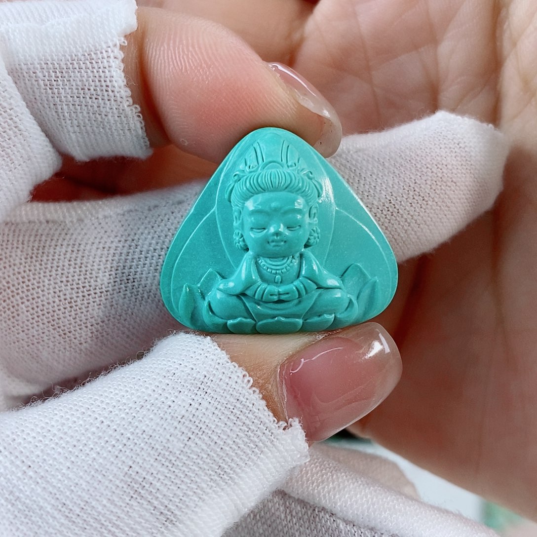 未镶嵌绿松石珠宝奇石