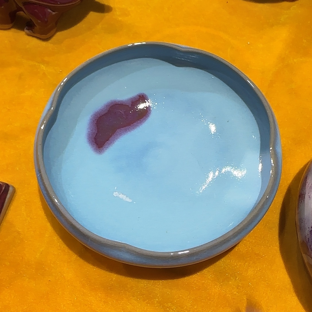 摆件陶郑家钧窑摆件