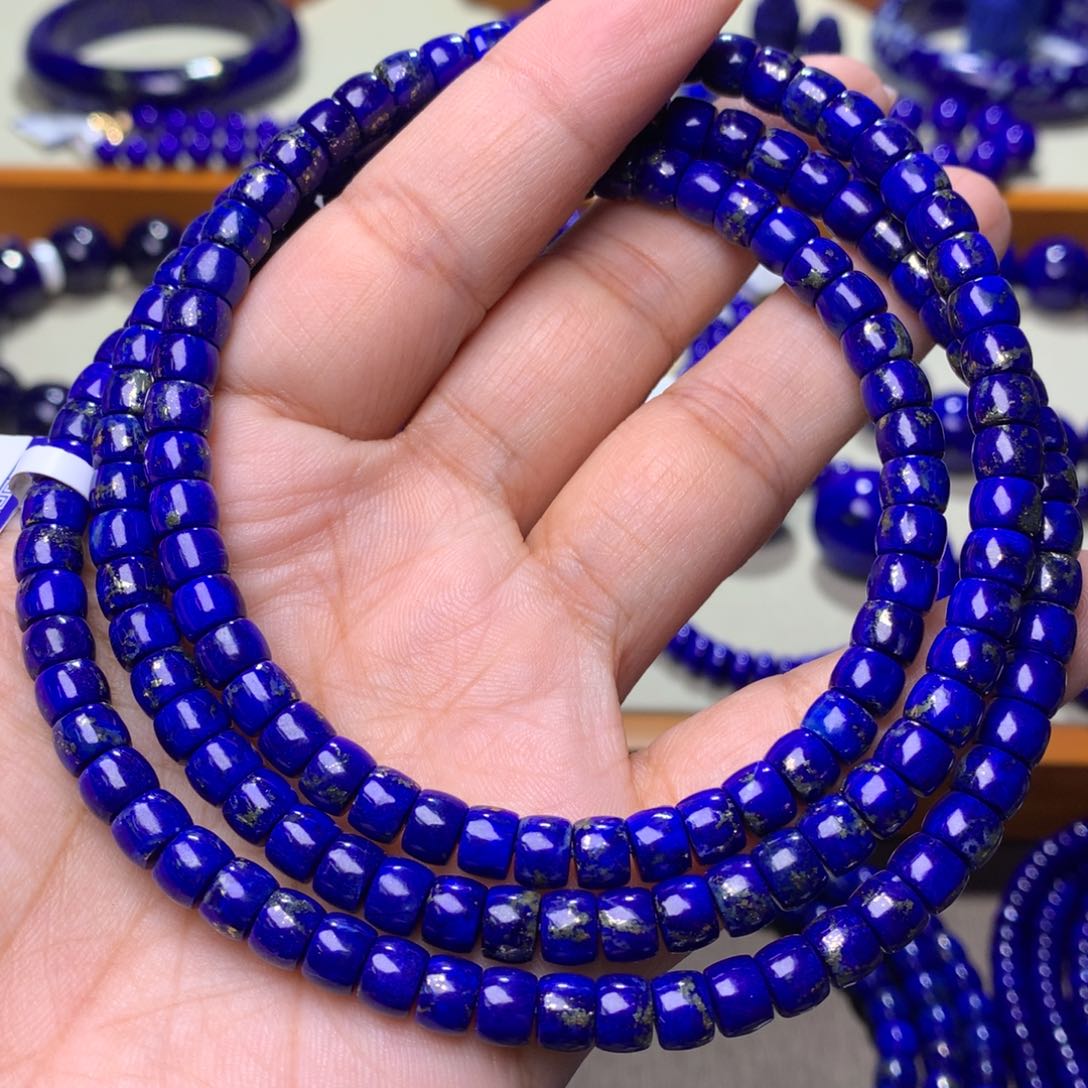 青金石手链未镶嵌6m