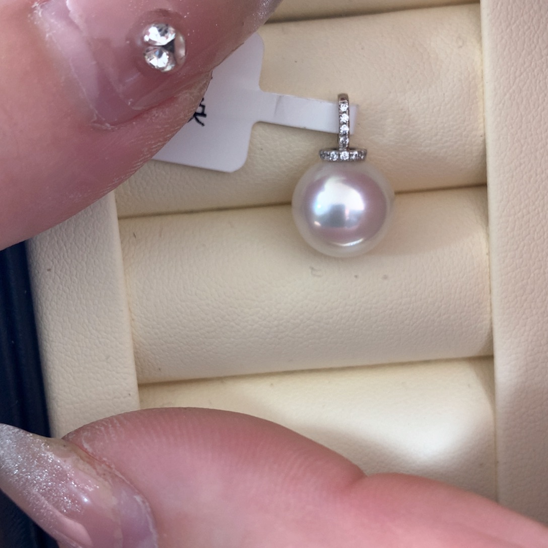 海水珍珠颈饰18K金镶嵌