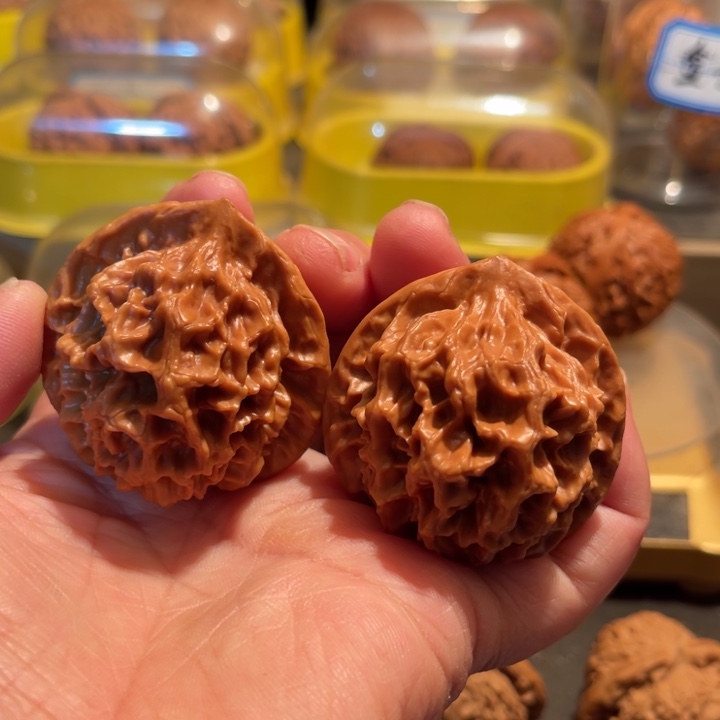 文玩核桃把件龙鳞45