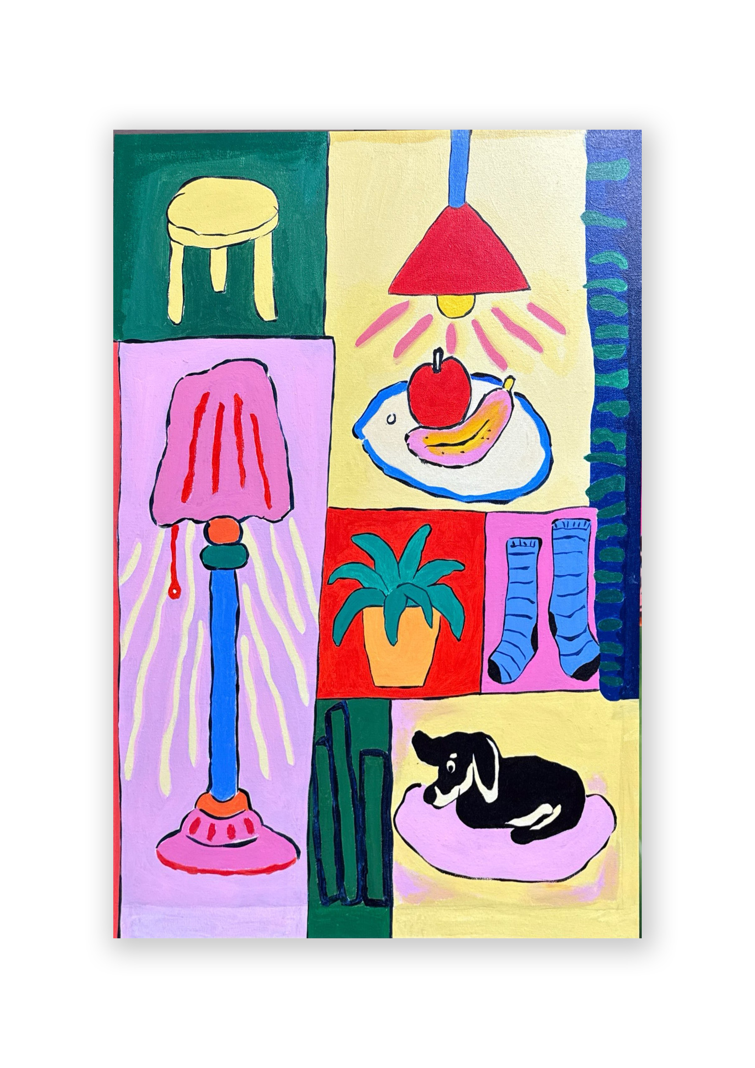 【小世界】“60×80” No.130/丙烯手工装饰画