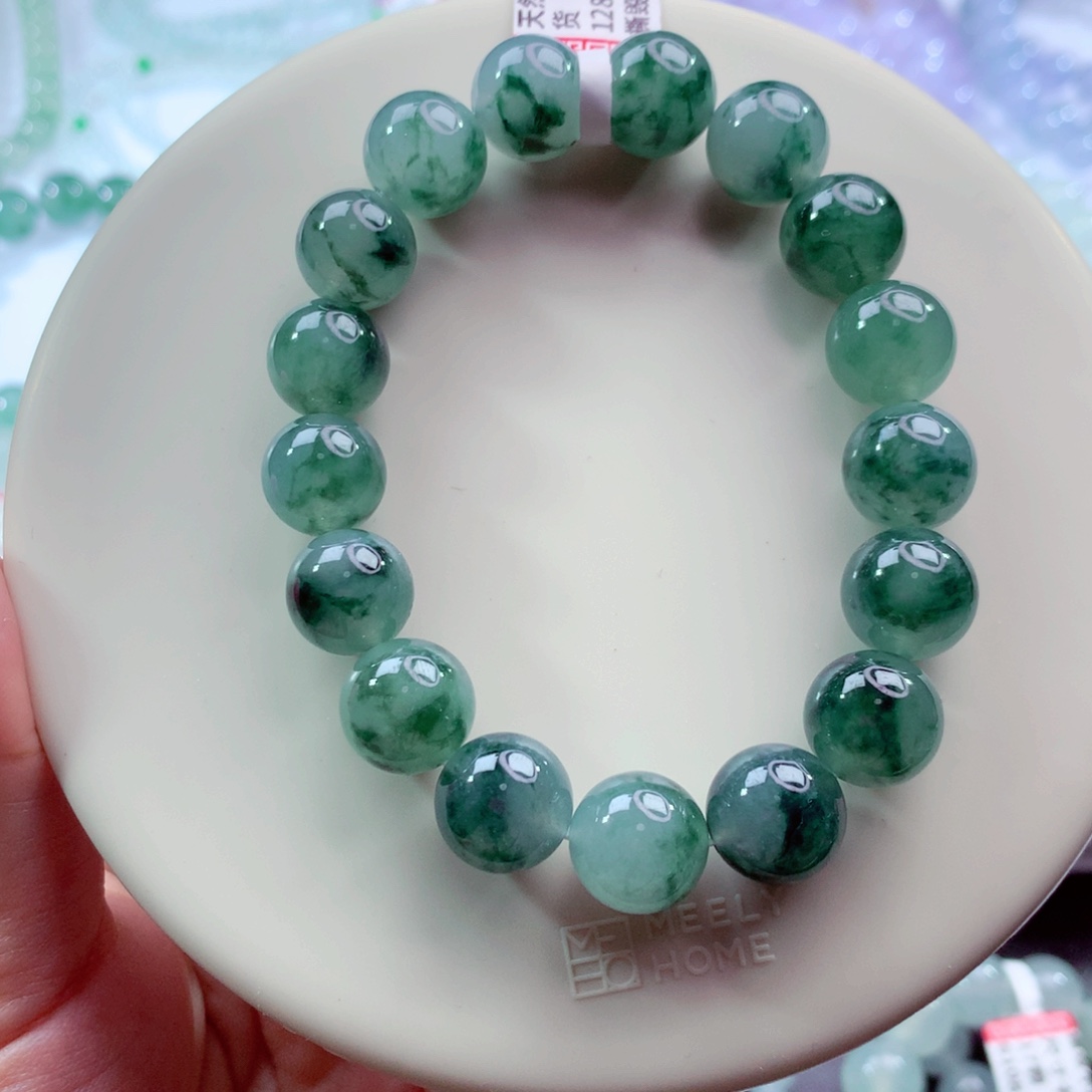 翡翠未镶嵌手链卡12