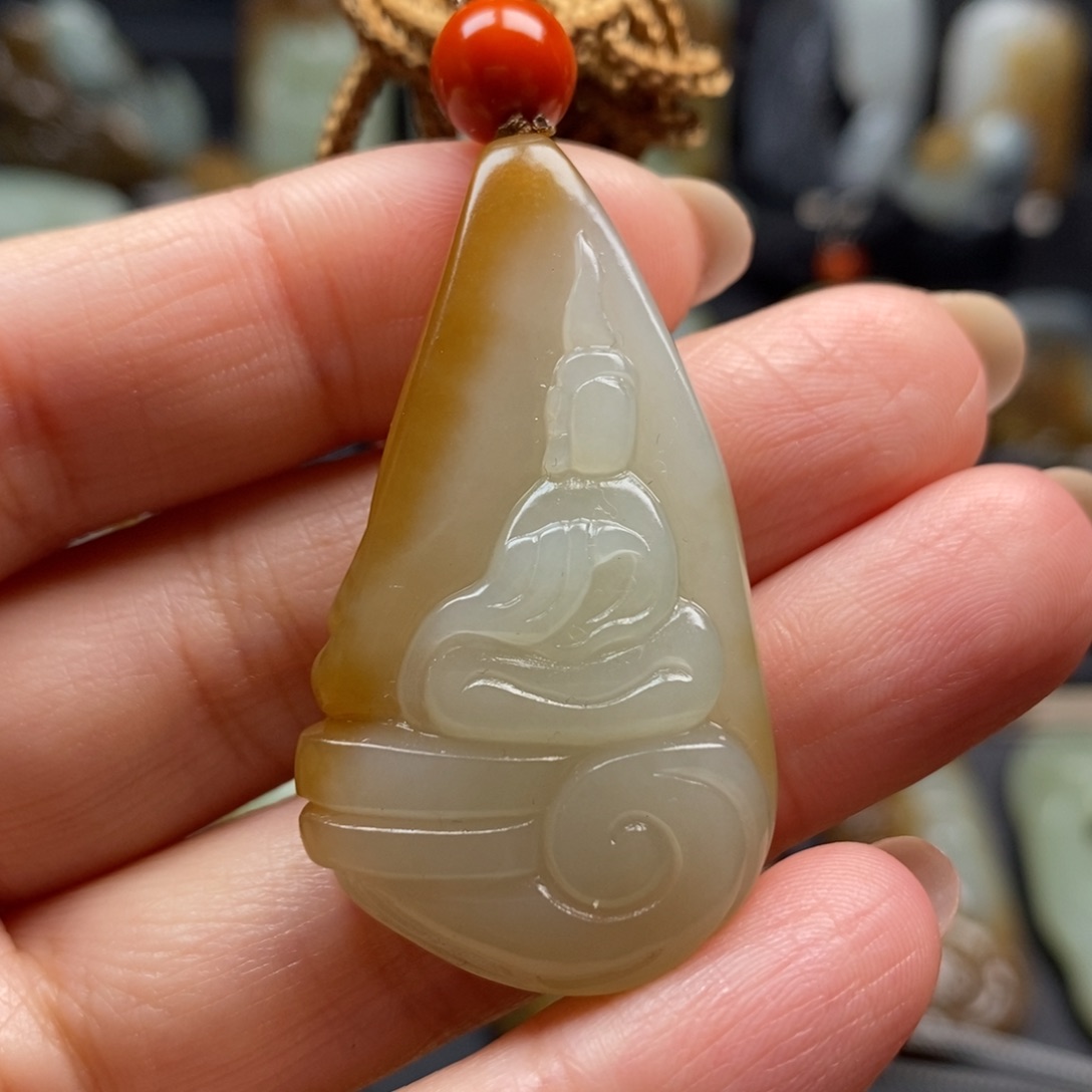 和田玉挂件未镶嵌