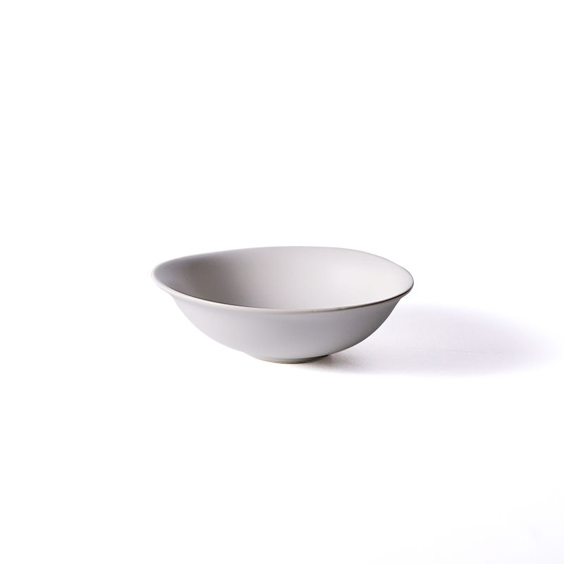 【瑕疵】Camus say归真 6.4英寸雾面白色三角碗 16.2×5.2cm 450ml