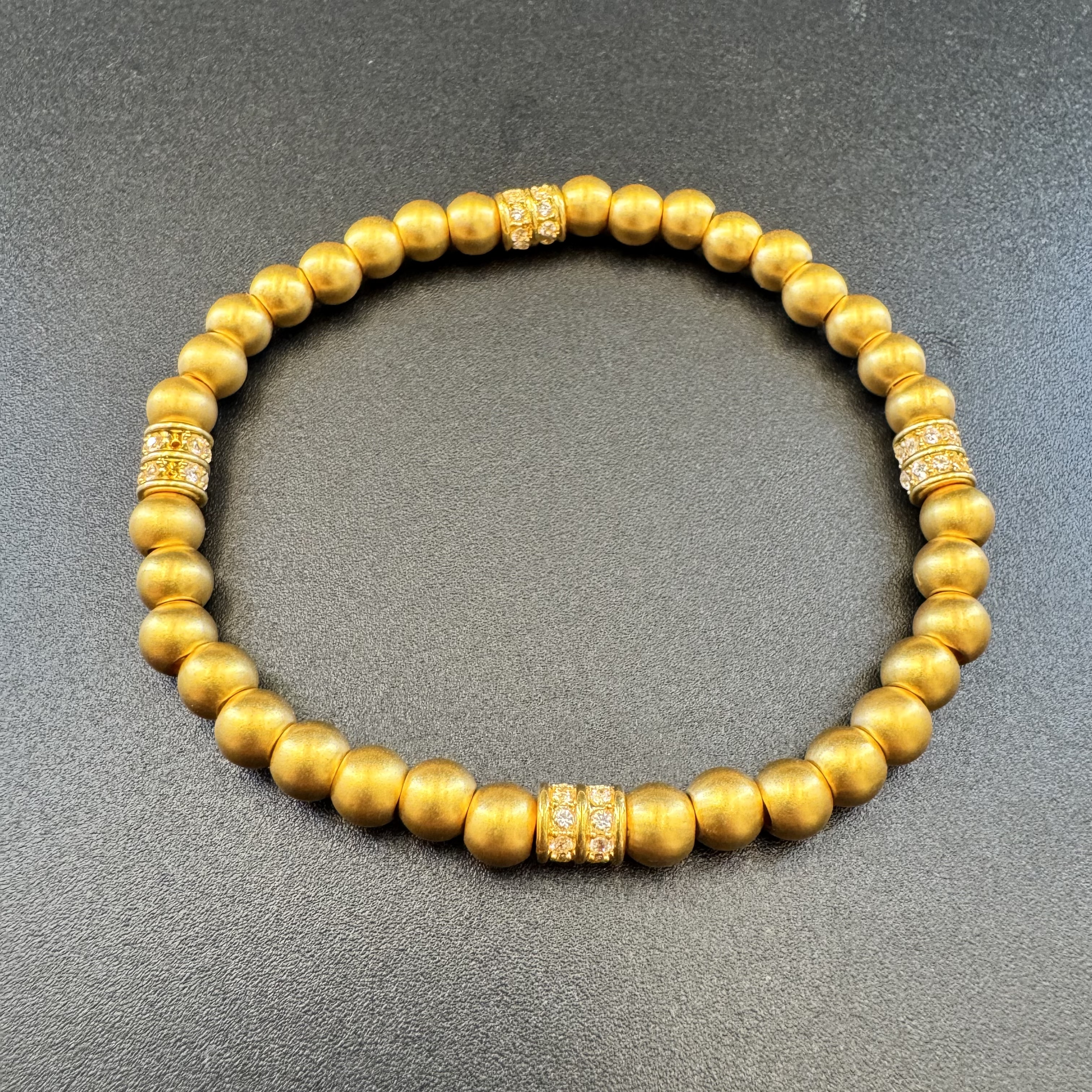 足金999 古法金珠 小蛮腰手串