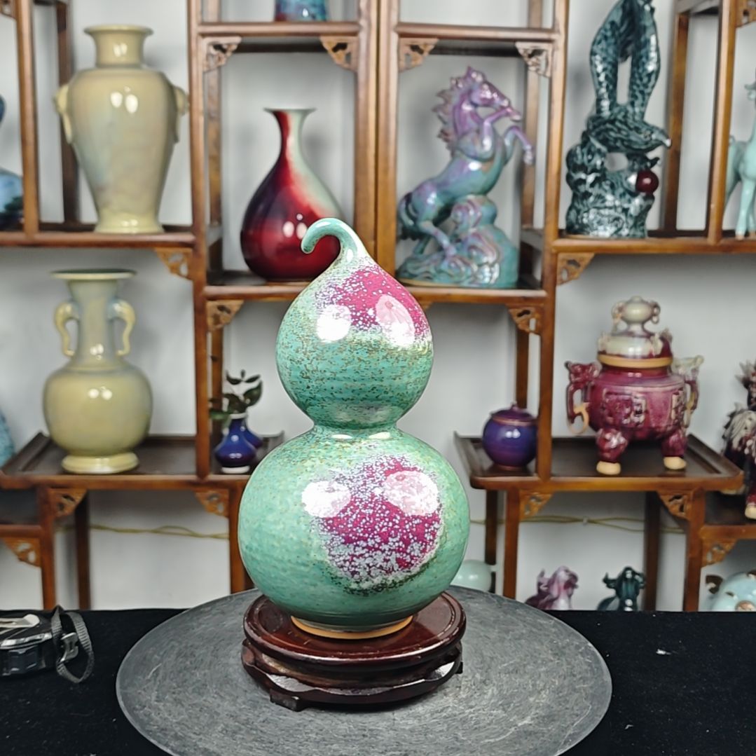 摆件钧瓷摆件神后镇钧瓷摆件