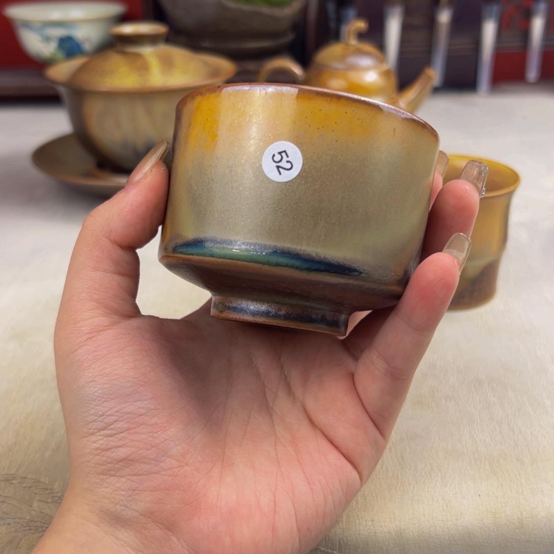 杯子纯手工柴烧主人杯