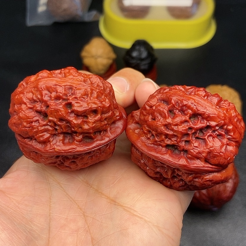 【闪购商品】把件文玩核桃44尺金蟾王58克