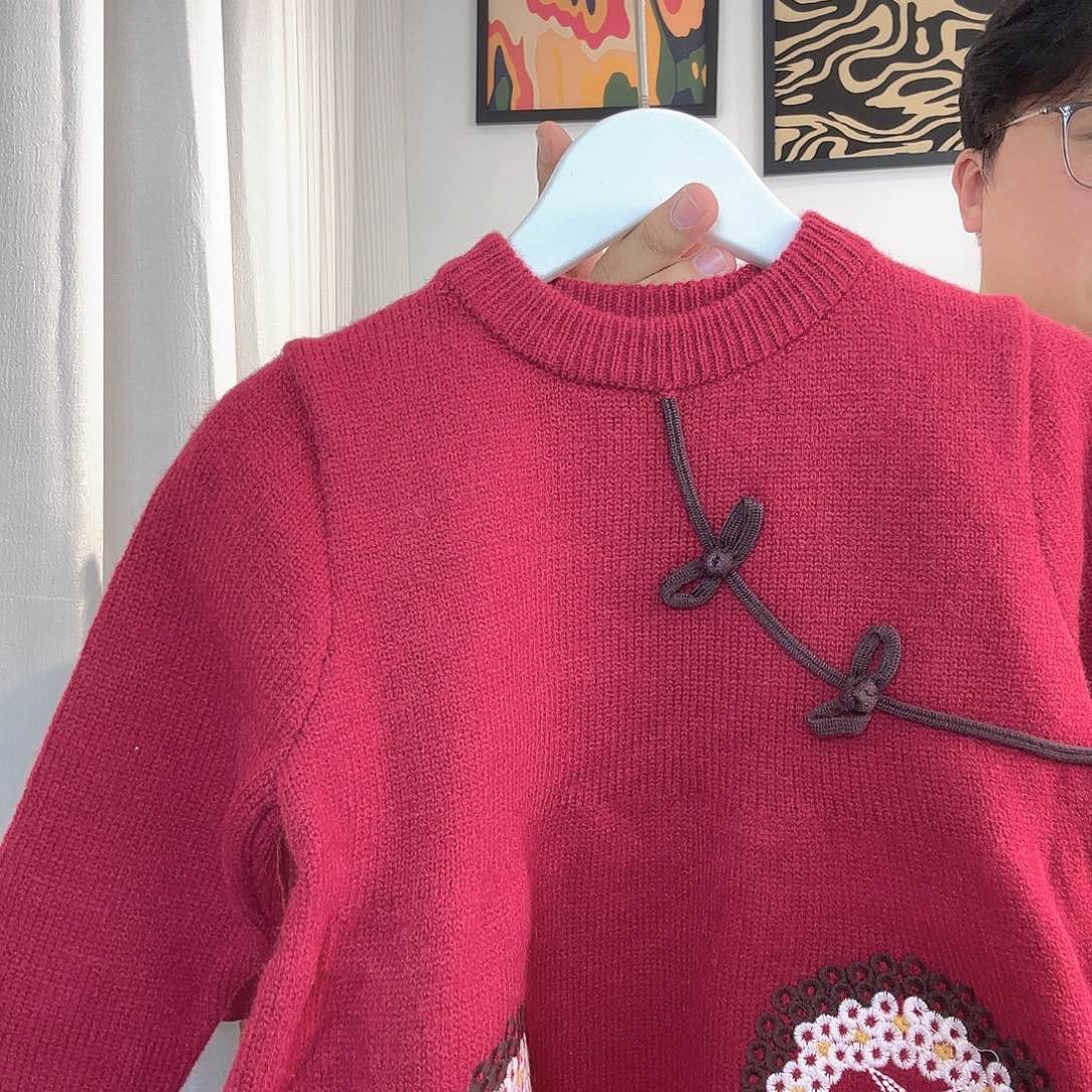 *****红色针织裙80。     