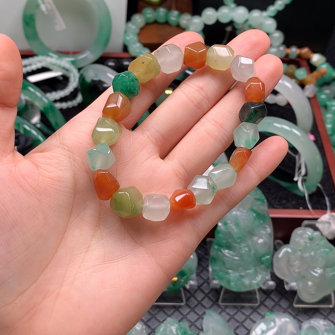 石英质玉未镶嵌手串