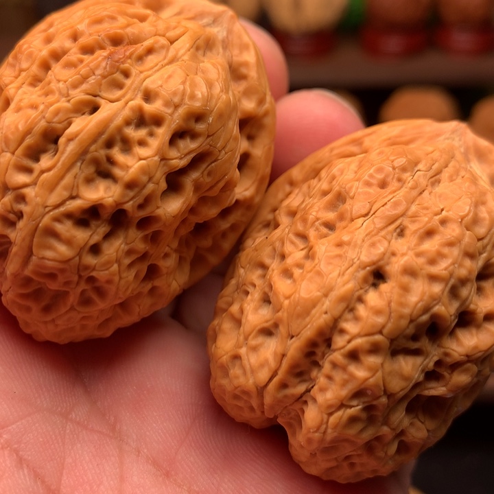 文玩核桃吊坠用****2铁虎头