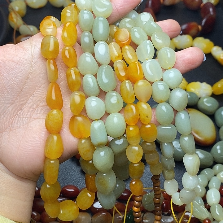 快***光和田玉未镶嵌手链