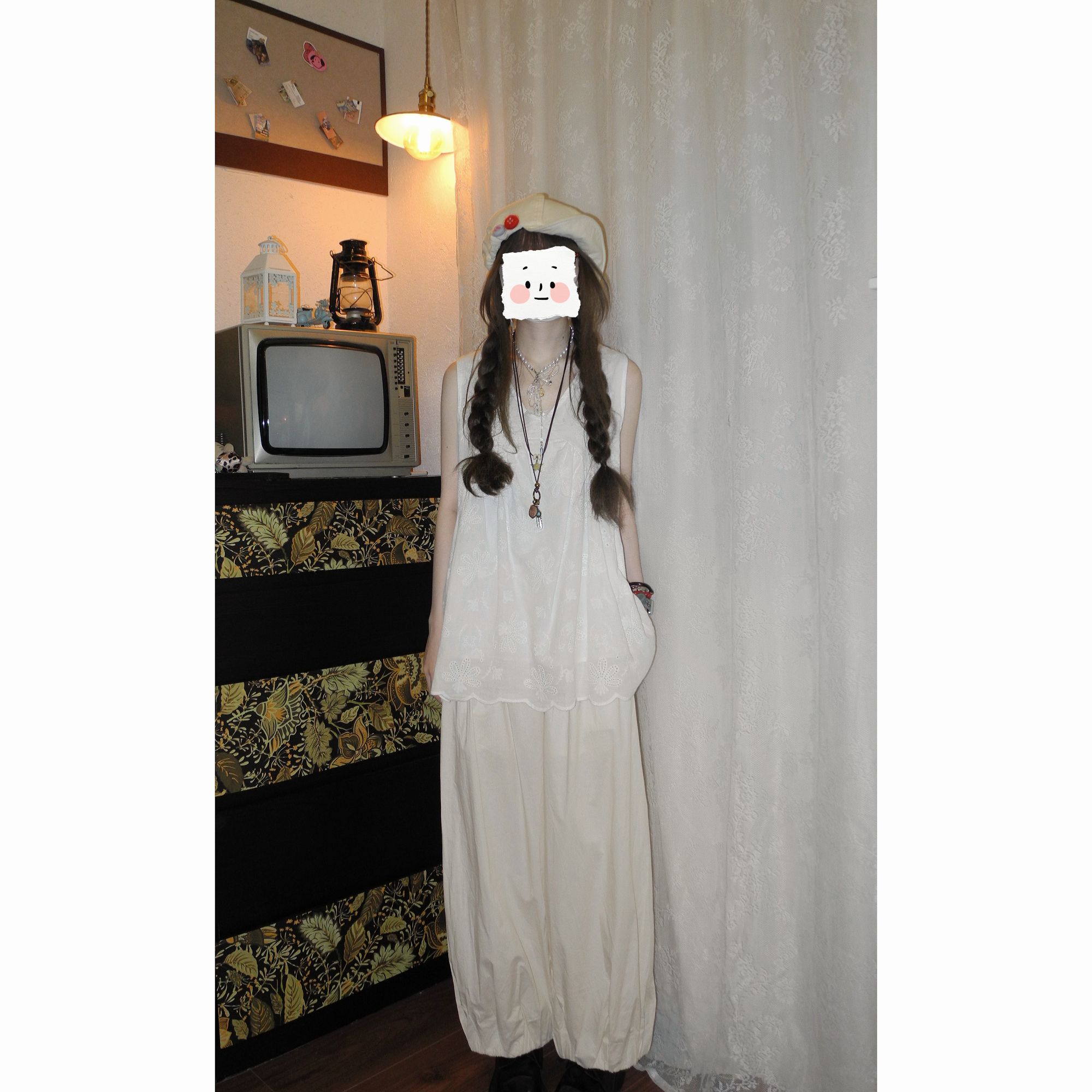 韩系纯色超舒适百搭萝卜裤