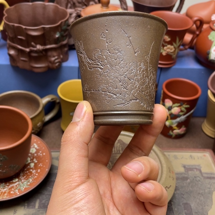 紫砂茶杯紫砂主人杯