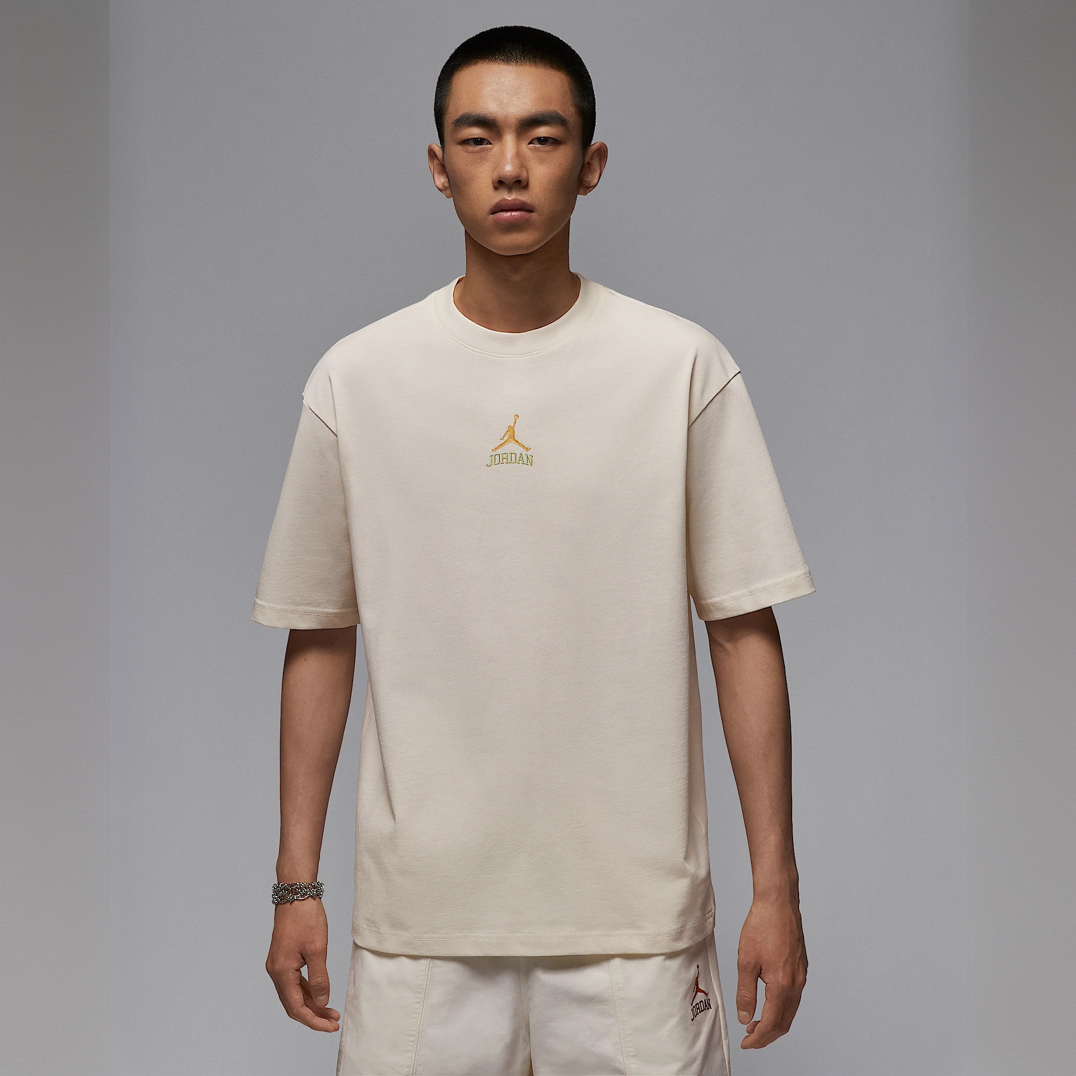 NIKE/耐克男子Jordan运动休闲夏季纯棉印花圆领短袖T恤IM3354047