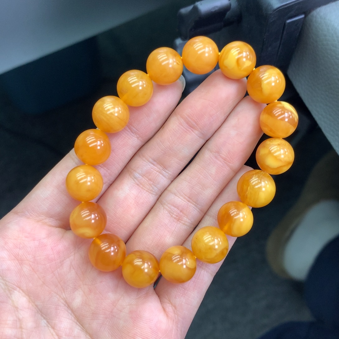 琥珀未镶嵌珠宝奇石11mm➕