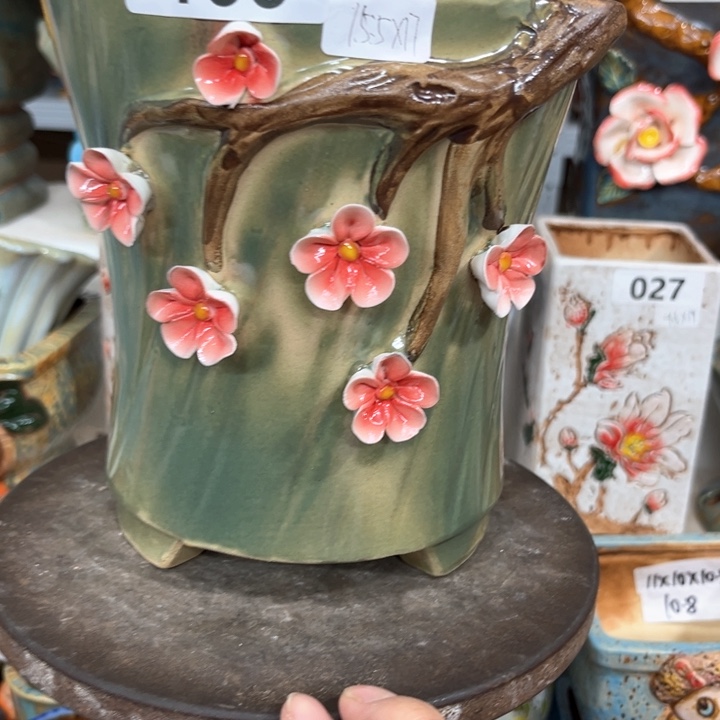 紫砂花盆粗陶材质多肉花盆