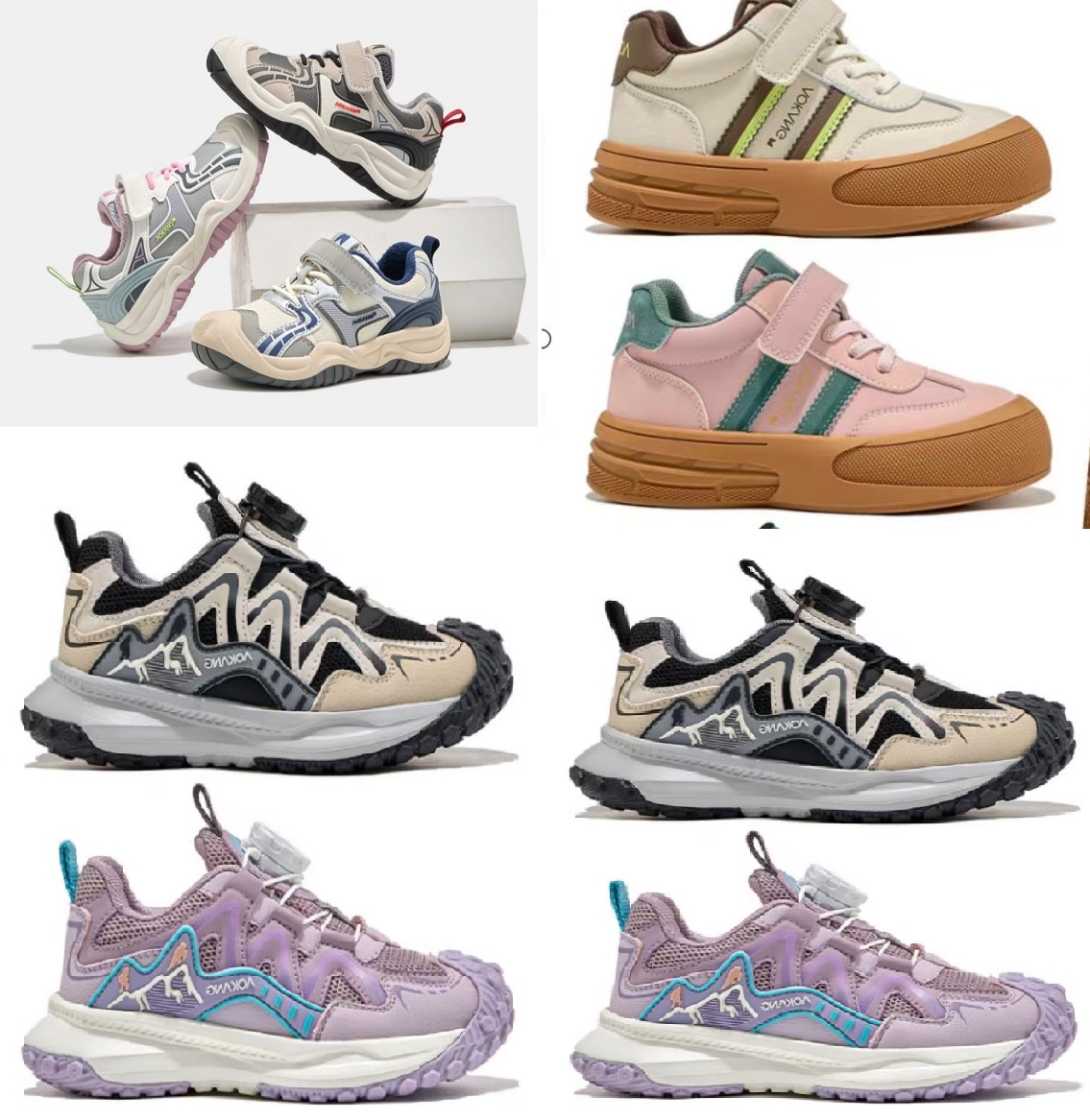 ViViOH 鞋子 【XZ038-XZ074】男女童四季款不加绒鞋子 X02