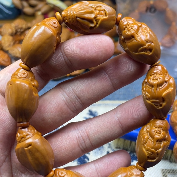 橄榄核手串/手链橄榄核雕工艺手串