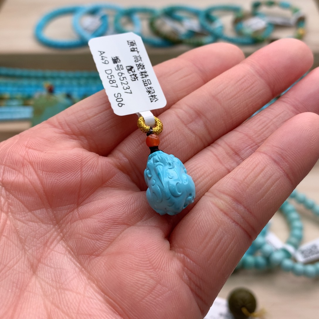 绿松石珠宝奇石未镶嵌