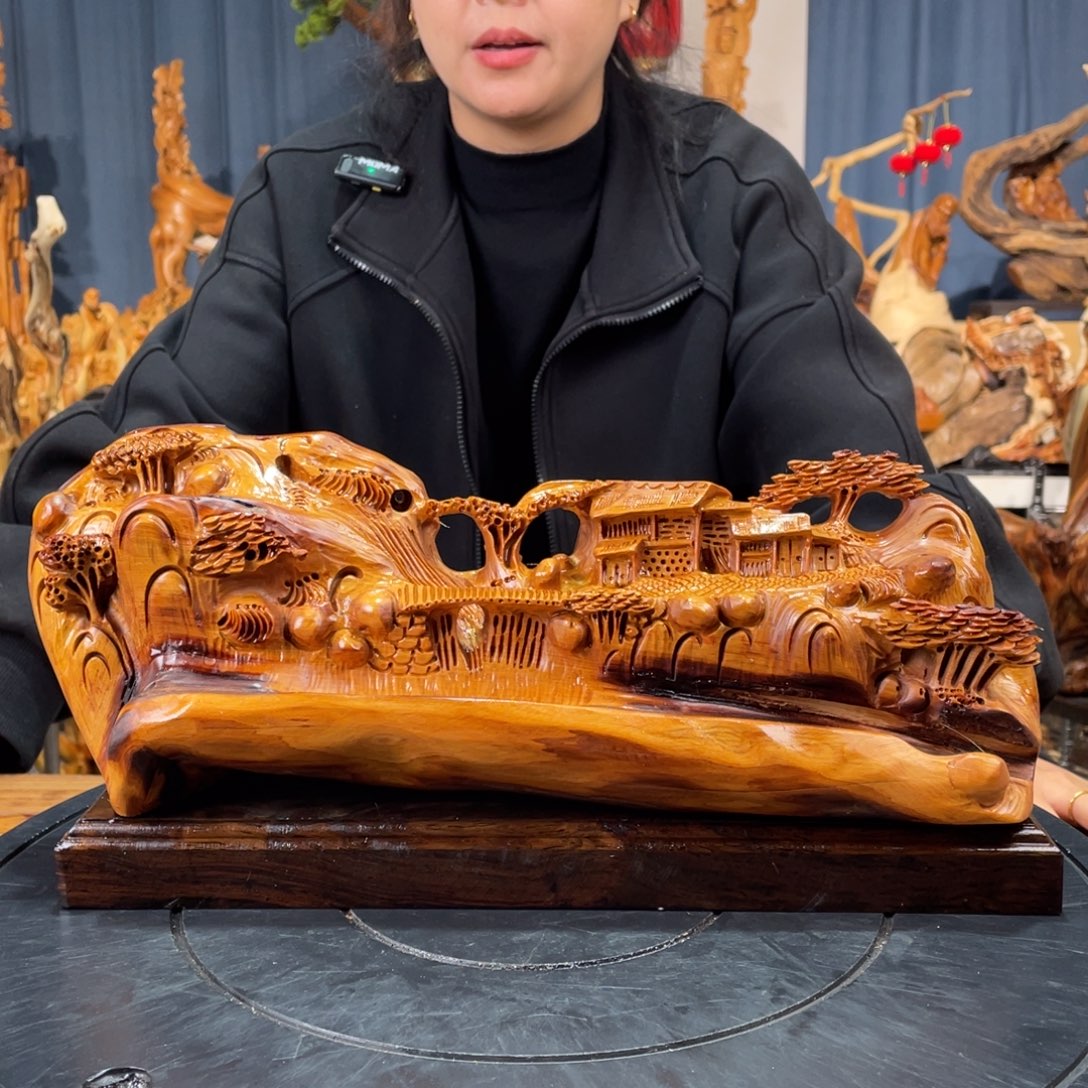 柏木（崖柏）山水倒流香送两盒香