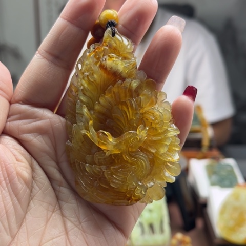 岫玉挂件未镶嵌挂件