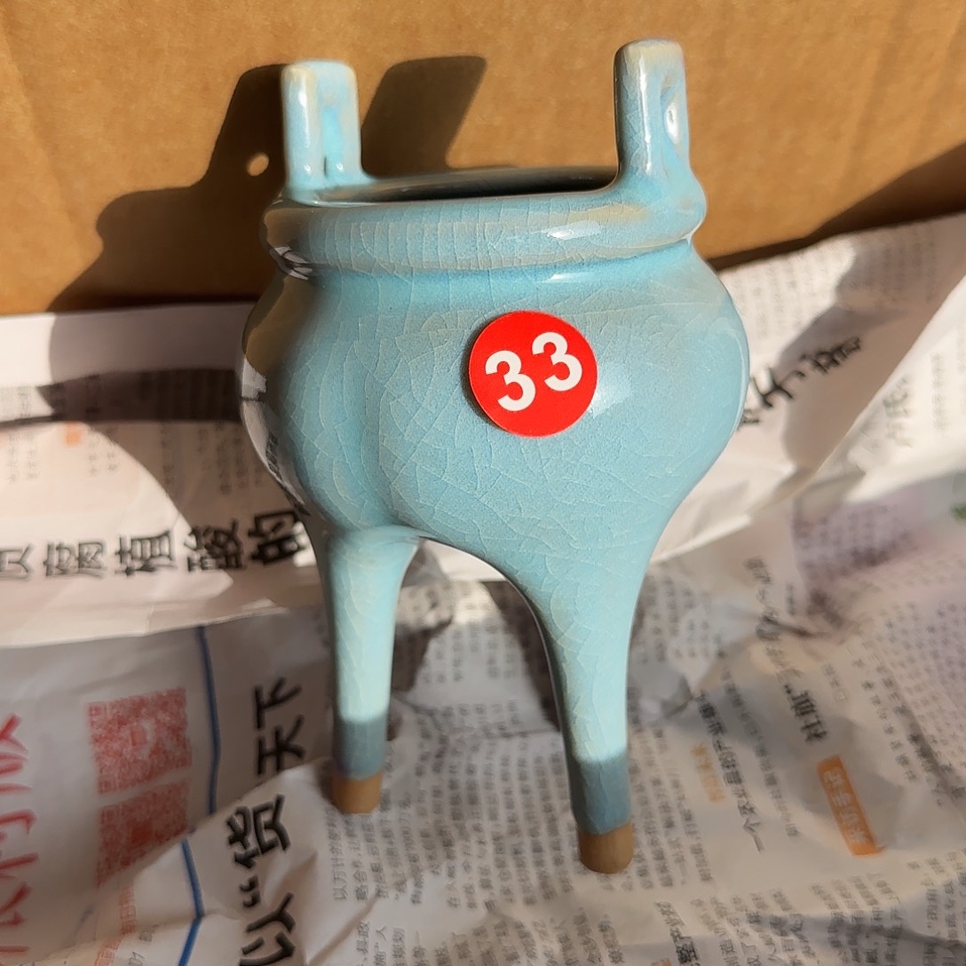 陶摆件郑家钧窑摆件