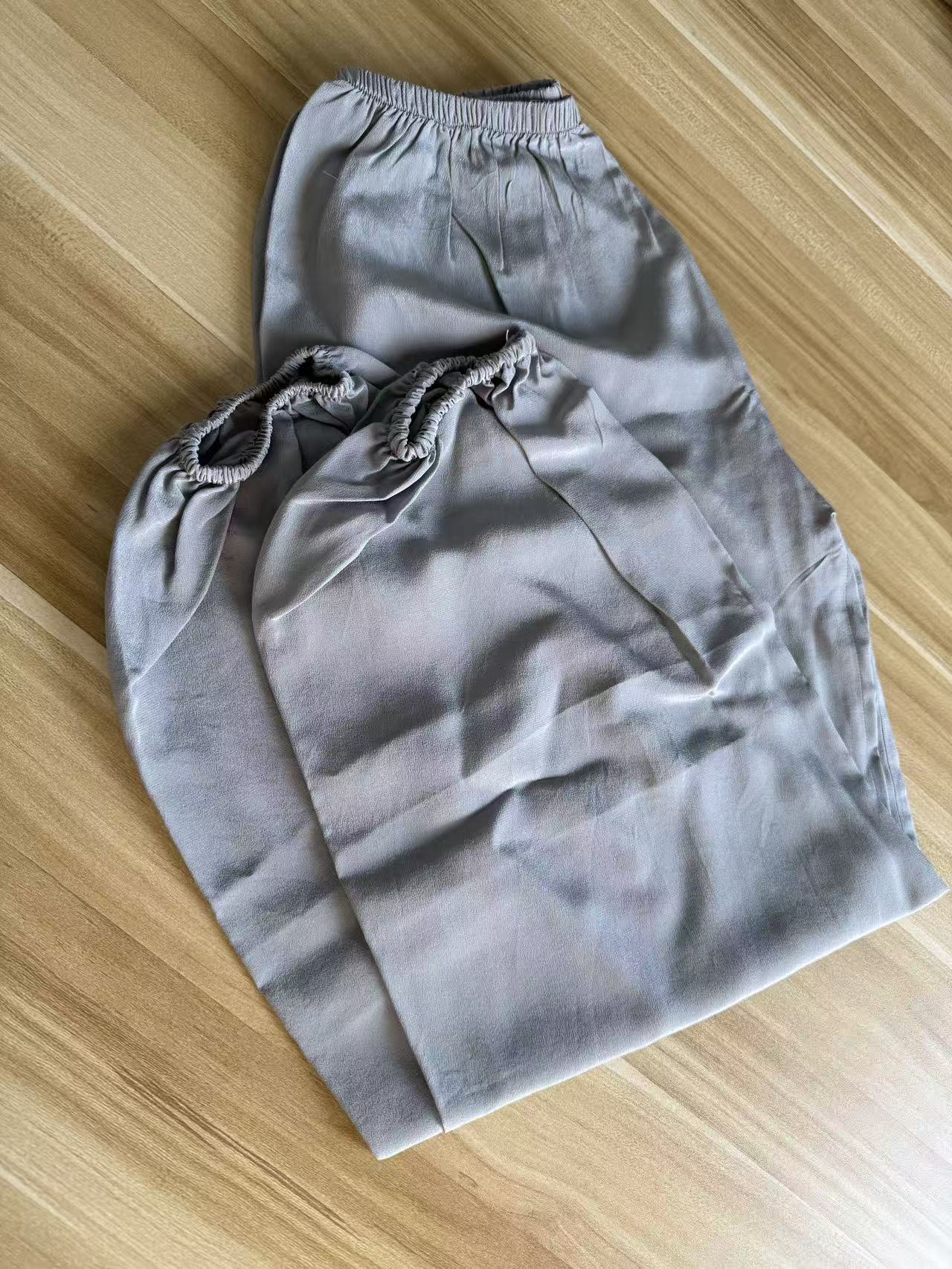 男女款桑蚕丝休闲裤灯笼裤