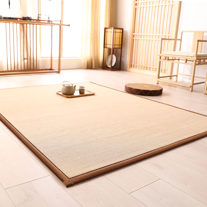 日式榻榻米垫子竹编地垫飘窗垫阳台飘窗家用床垫藤编草席加厚坐垫