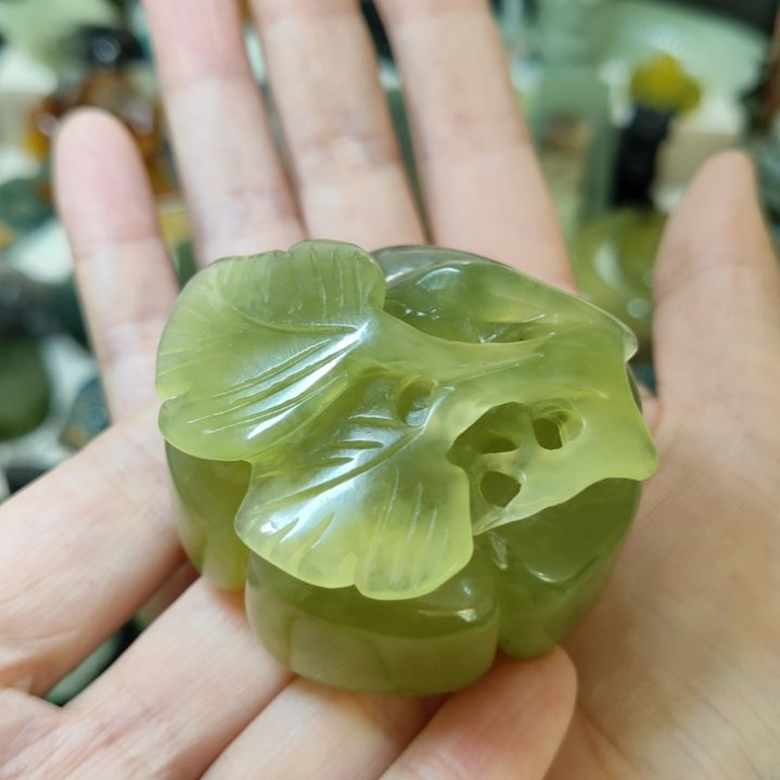岫玉未镶嵌手把件款式