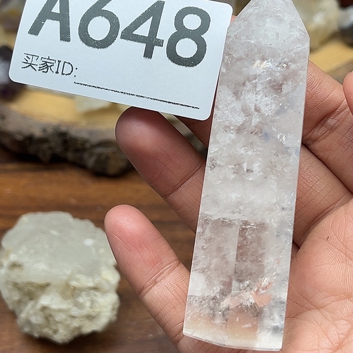 珠宝半成品未镶嵌水晶默认微瑕