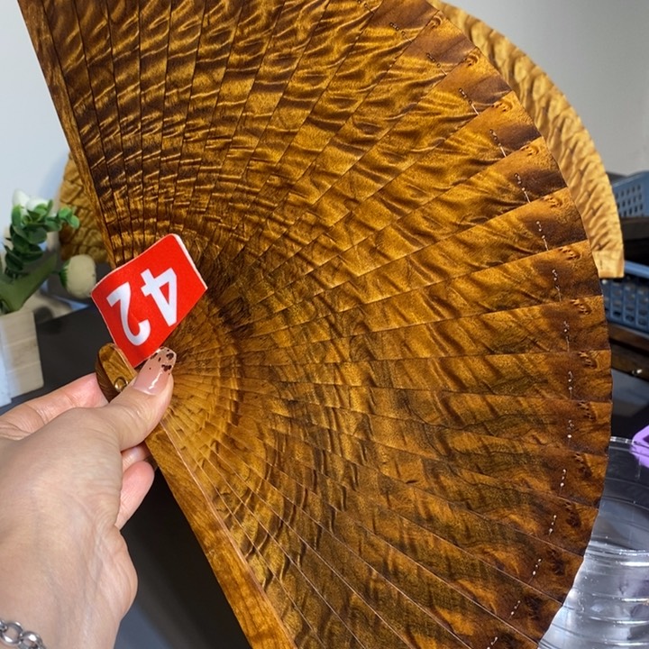 金丝楠阿*金丝楠木扇子