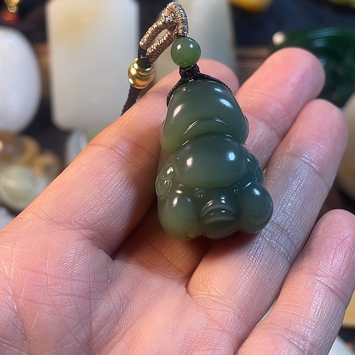 和田玉（碧玉）未镶嵌挂件